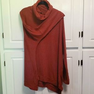 Anrabess XL women's turtleneck in rust